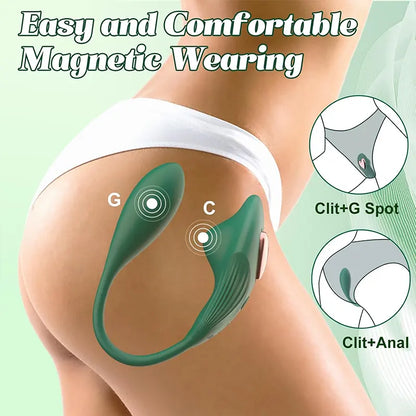 2-in-1 APP Wearable Panty G-spot Vibrator