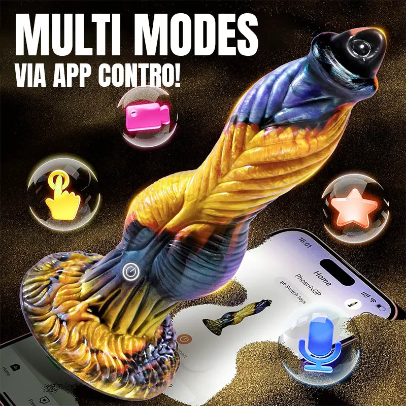 Phoenix Fantasy Thrusting Monster Dildo