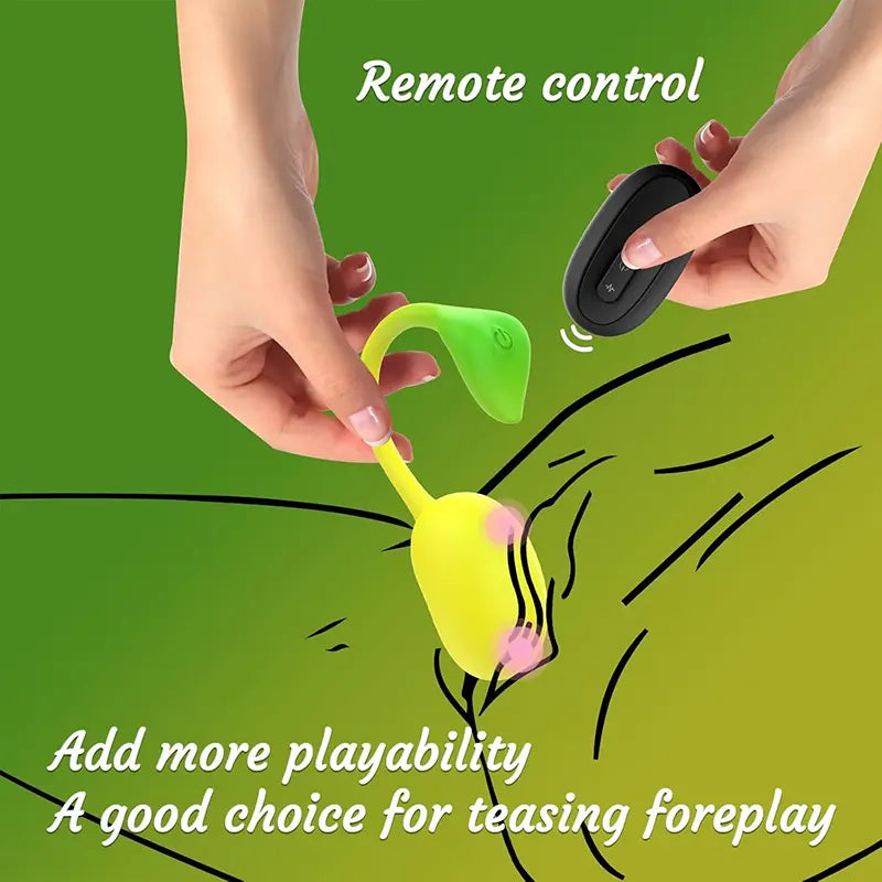 Little Bean Sprout Clitoral G-spot Vibrating Egg