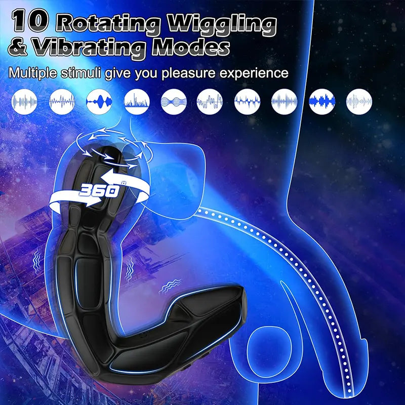 360° Remote Prostate & Anal Vibrator