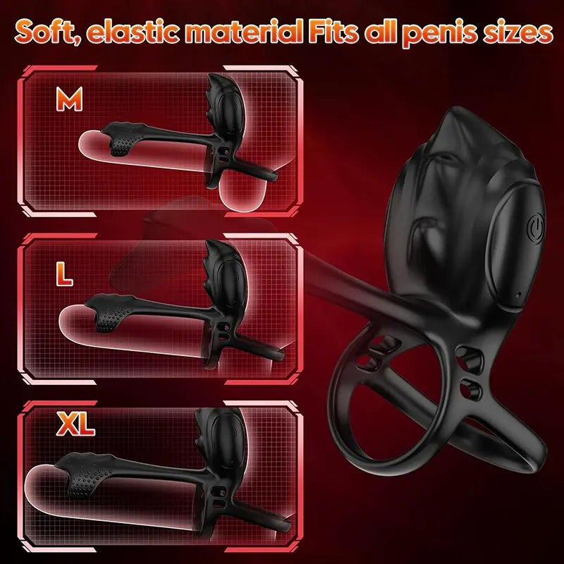 Dual Motor Vibrating Couples Ring