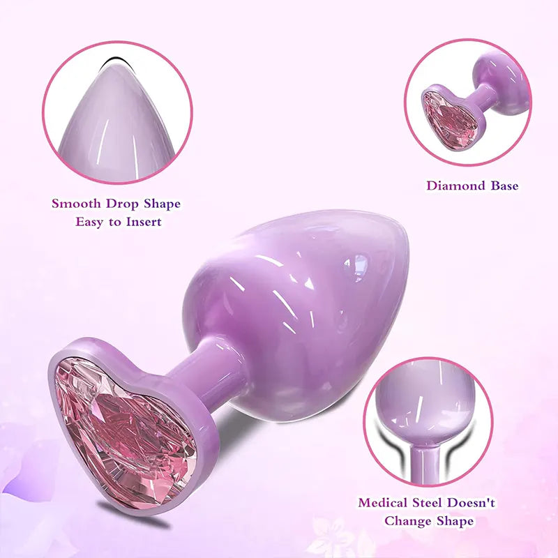 Small Heart Anal Plug – Beginner Friendly & Stylish Design