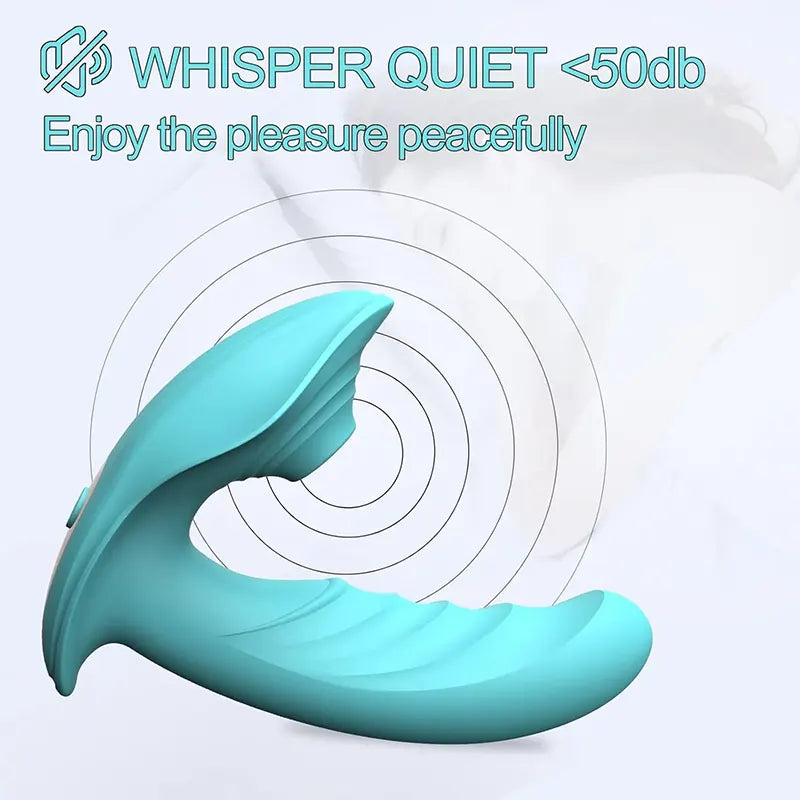 Wearable Female Tongue Licking G-Spot Vibrator