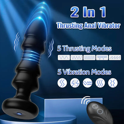 Remote Vibrating Butt Plug & G-Spot Stimulator