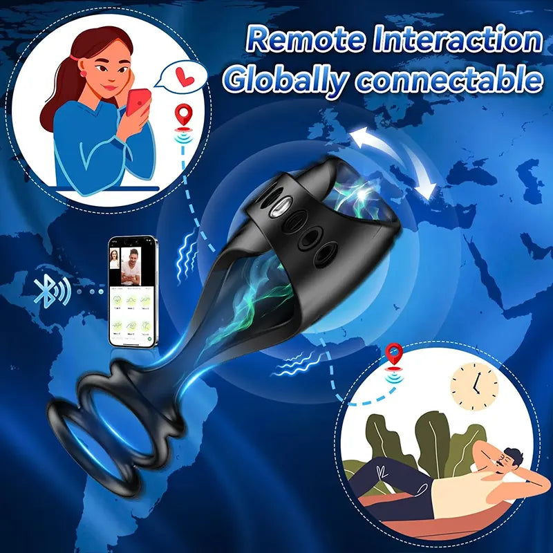 Automatic Vibration Buckle Prostate Massager