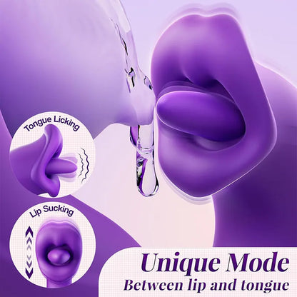 Rose Slap Vibrating Tongue Licking Vibrator