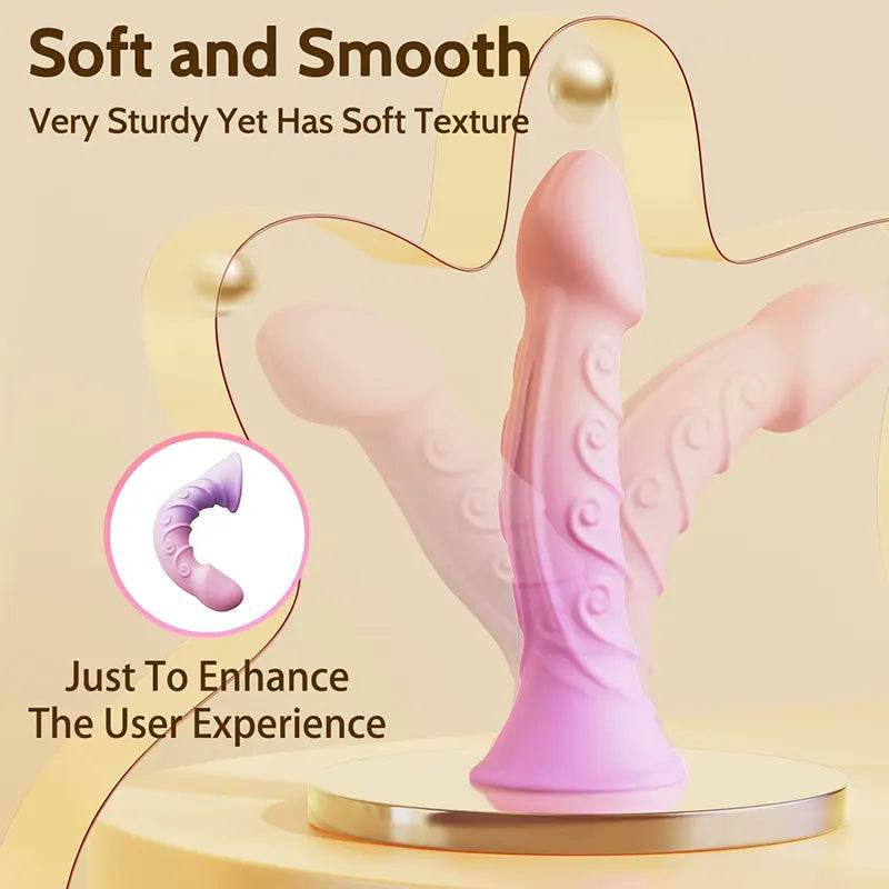 Fantasy Remote Control Silicone Suction Cup Vibrating Dildo