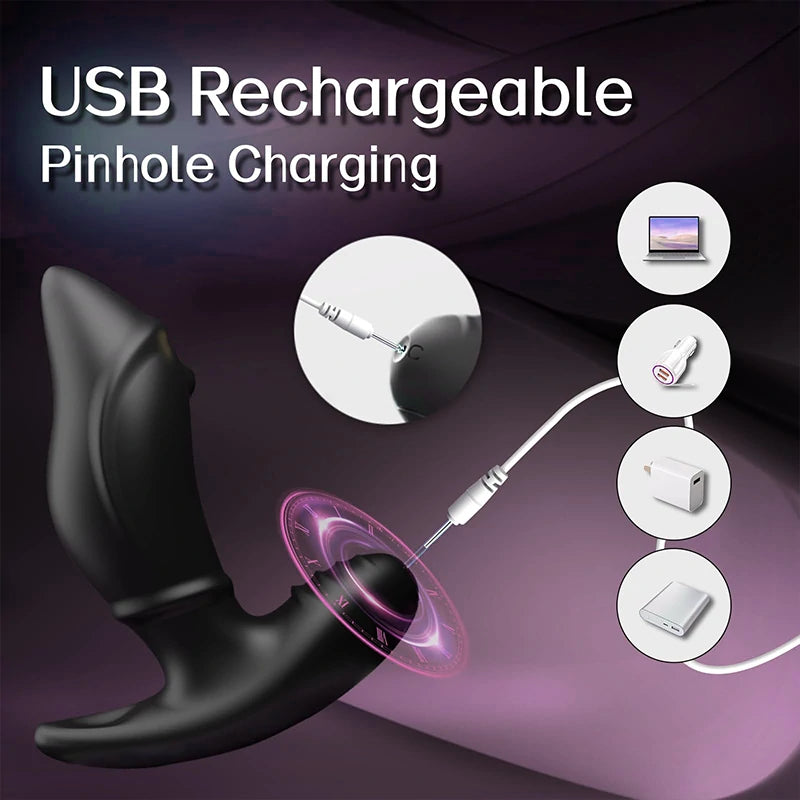 Remote Control Vibrating Thumb Prostate Massager
