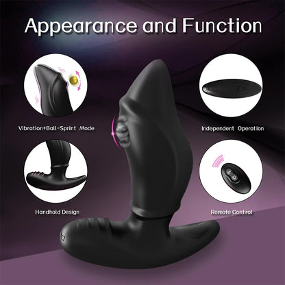 Remote Control Vibrating Thumb Prostate Massager