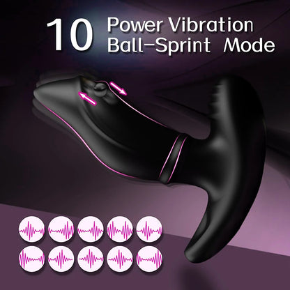 Remote Control Vibrating Thumb Prostate Massager