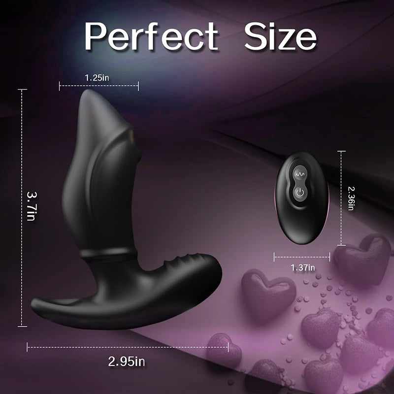 Remote Control Vibrating Thumb Prostate Massager