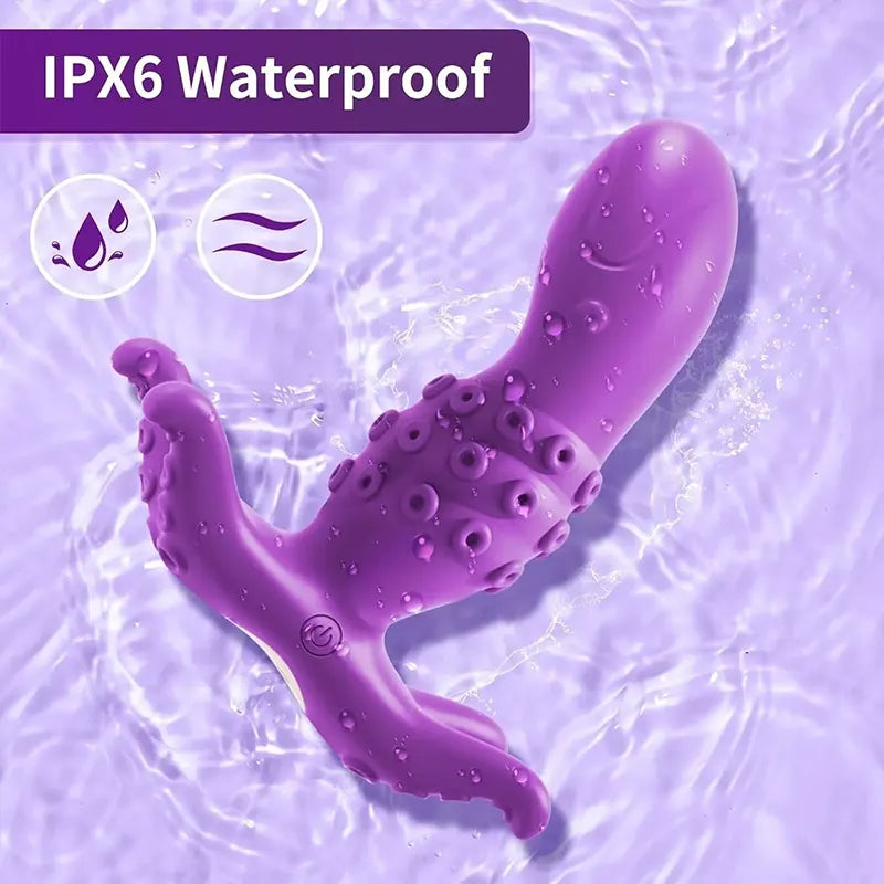 App-Controlled Octopus Tentacle G-Spot Vibrator