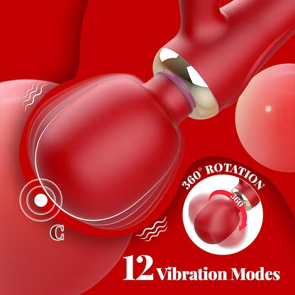 3-in-1 Dual Head G-Spot Clitoral Pleasure Vibrator