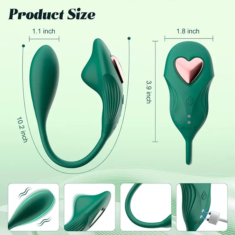 2-in-1 APP Wearable Panty G-spot Vibrator