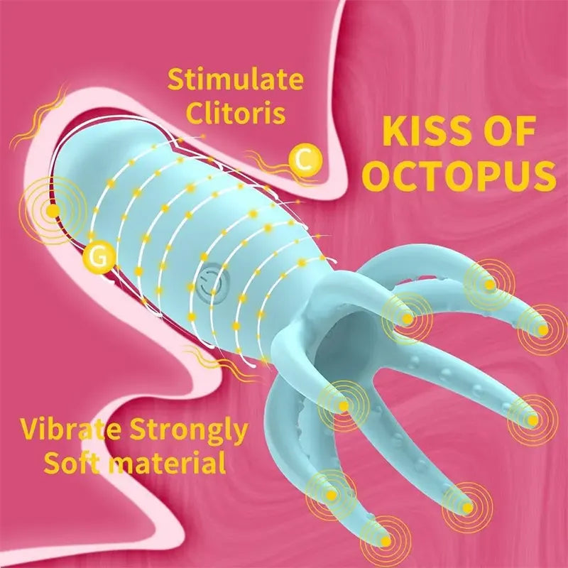 Remote Control Octopus G-Spot Vibrator
