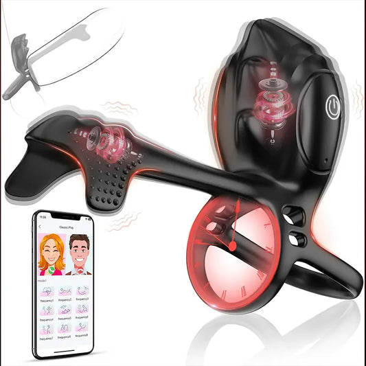 Dual Motor Vibrating Couples Ring
