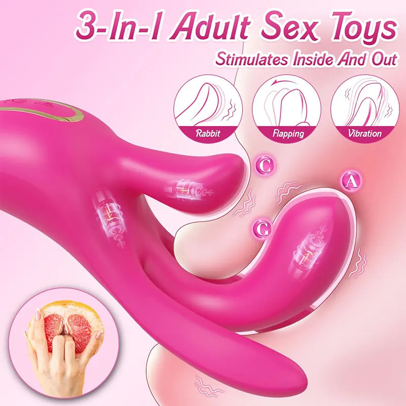 Finger insertion for clitoral stimulation G-spot vibrator