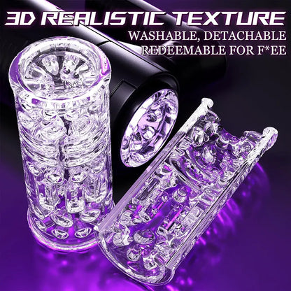 Thrusting Male Masturbator – 9-Mode Pocket Stroker