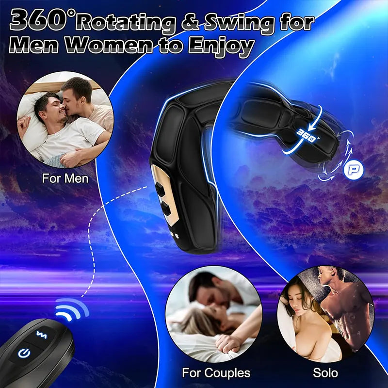 360° Remote Prostate & Anal Vibrator