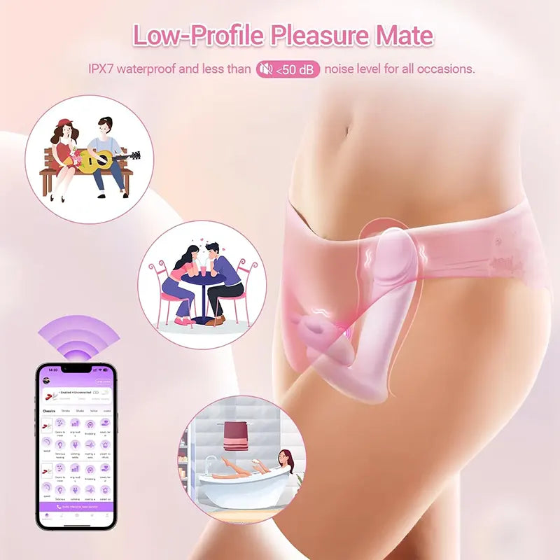 Tongue Licking Wearable Panty Vibrator