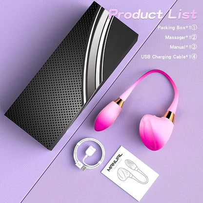 3 in 1 Dual Headed Female Flower Vibrator
