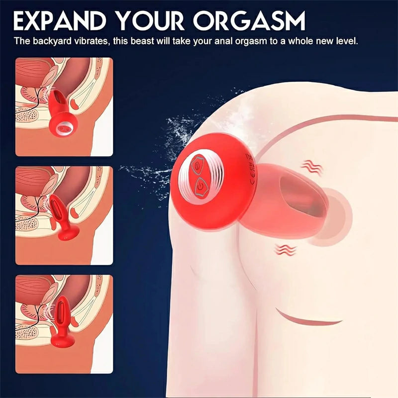 Wireless Remote-Controlled Vibrating Anal Plug