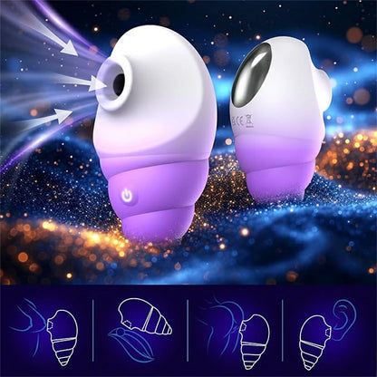 Elegant Conch-Shaped Sucking Vibrator