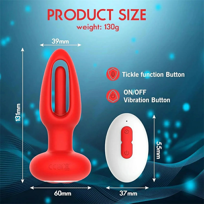 Wireless Remote-Controlled Vibrating Anal Plug