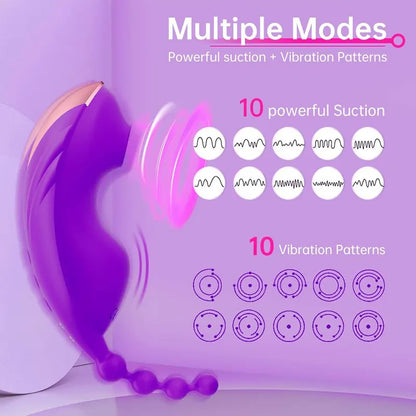 2 in 1 Sucking Clitoris G-spot Pleasure Sex Toys