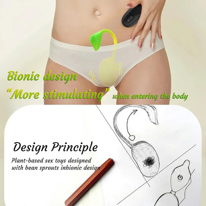 Little Bean Sprout Clitoral G-spot Vibrating Egg