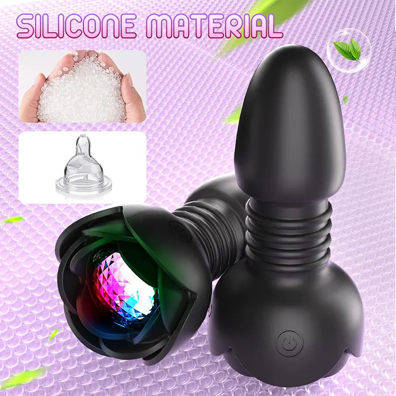 2-in-1 Electric Retractable Prostate Retractable Plugs
