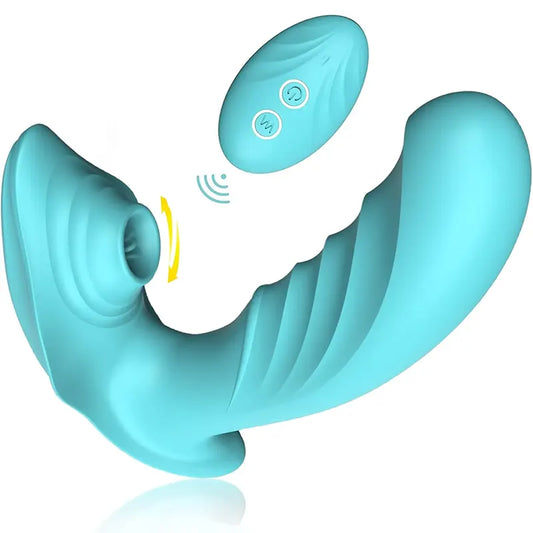 Wearable Female Tongue Licking G-Spot Vibrator