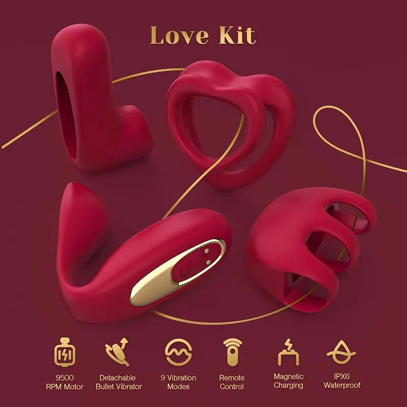 EuphoriaMax Versatile Couples Vibrator Kit