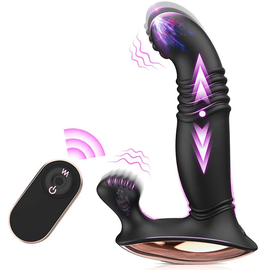Tri-motor Strong Vibration Prostate Massager