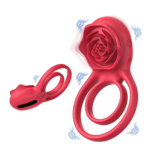 Rose_Clitoral_Vibrating_Cock_Ring_Red